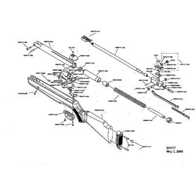 Винт крепёжный CROSMAN B1K77, R1K77PG,8-RNP77